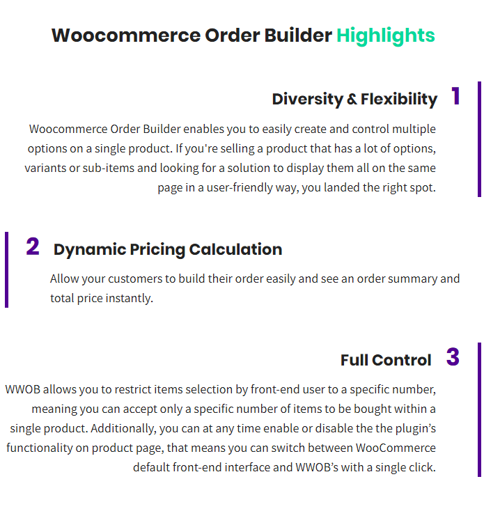 WooCommerce Order Builder | Combo Products & Extra Options - 1