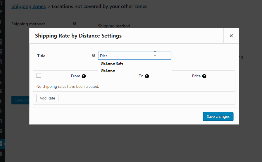 Shipping Rate by Distance for WooCommerce - 2